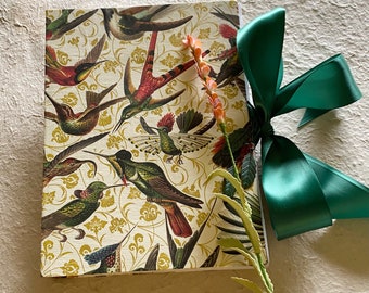 Hummingbird Even-Needle Coptic Stitch Journal