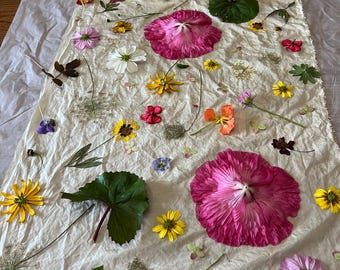 Eco-printed Silk Scarf