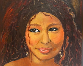 Acrylic Painting — Chaka Khan