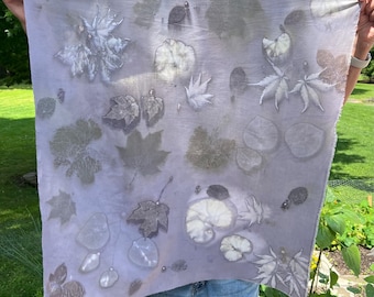 Eco-printed table cover
