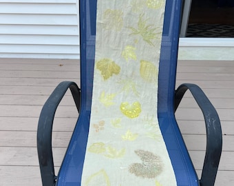 Naturally Dyed & Eco-printed Table Runners