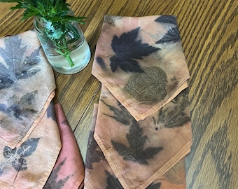 Eco-printed Cotton Hankies