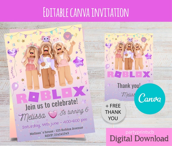 ▷ Digital Invitation Roblox, FREE