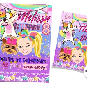 jojo siwa  invitation, jojo siwa invitations, jojo siwa birthday invitation, jojo siwa party invitation, jojo siwa invitation template