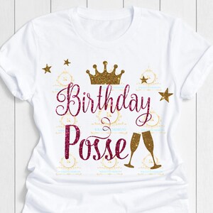 Birthday Posse SVG-Birthday Drip- Drip Squad - Birthday Celebration