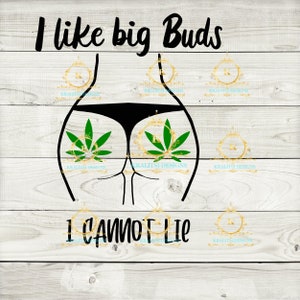 Ich mag Big Bud kann ich nicht lügen SVG-420- Unkraut SVg- Ganja Svg- Gemeinsame Svg