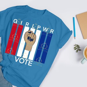 Girl Power SVG- Vote Svg - Fist Power SVg- My Vote Matters- Melanin Stripe SVg- Boss Girl - 2020 Vote