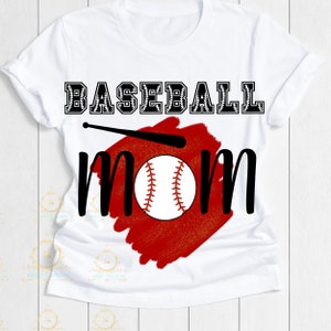 Baseball Mom Sublimation PNG- Sublimation Designs- Heat Press File- Digital Download