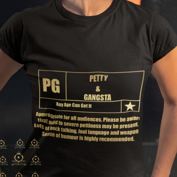 Petty And Gangsta SVg-Funny T Shirt File- Movie T Shirt Cut File- Cricut Cut File- Digital Download