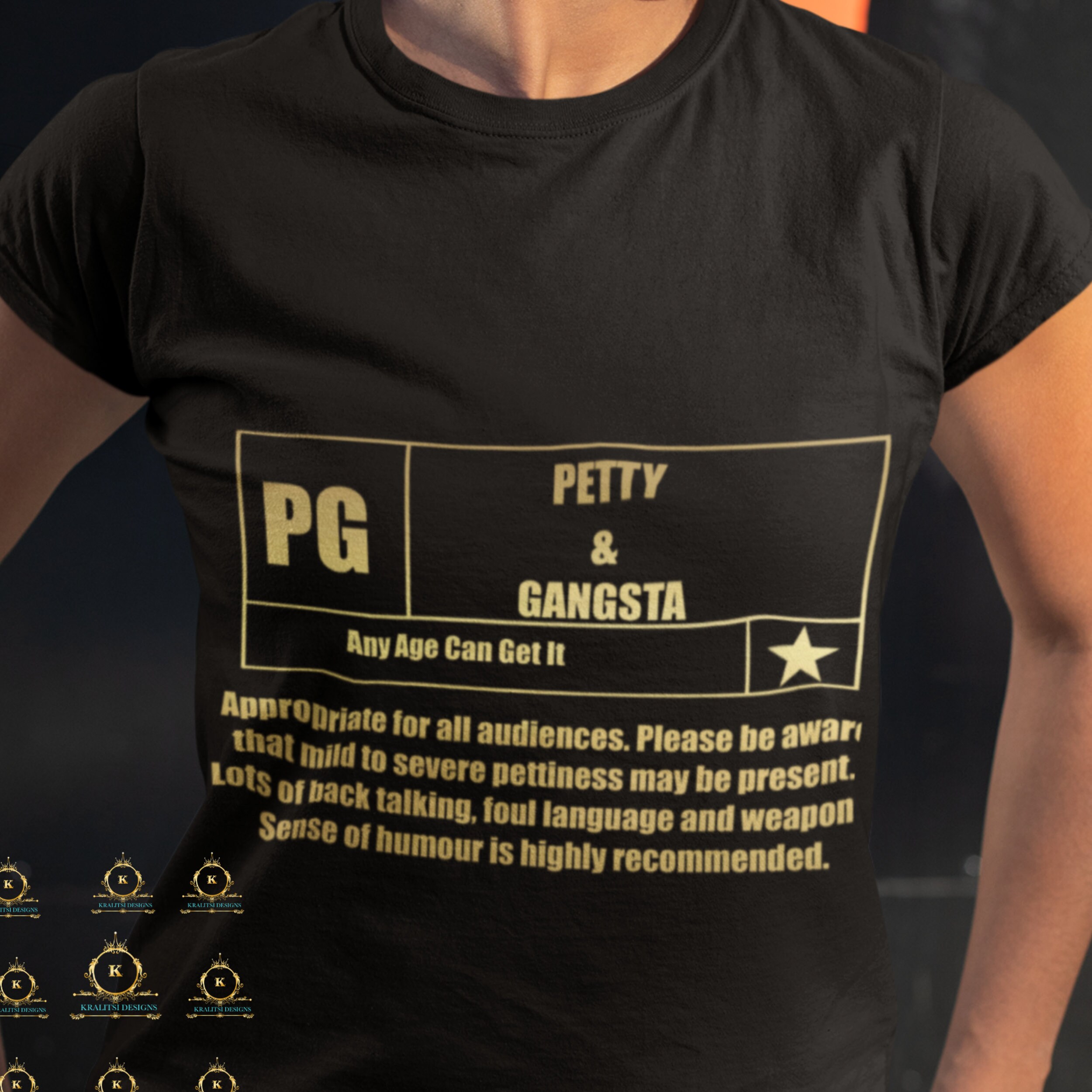 Rated PG, Movie Rating Funny Tee | Sticker