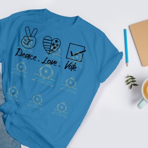 Peace Love Vote SVG- Voting SVg- Vote Svg- Voting Cut File- Voting 2020- Cricut Cut File