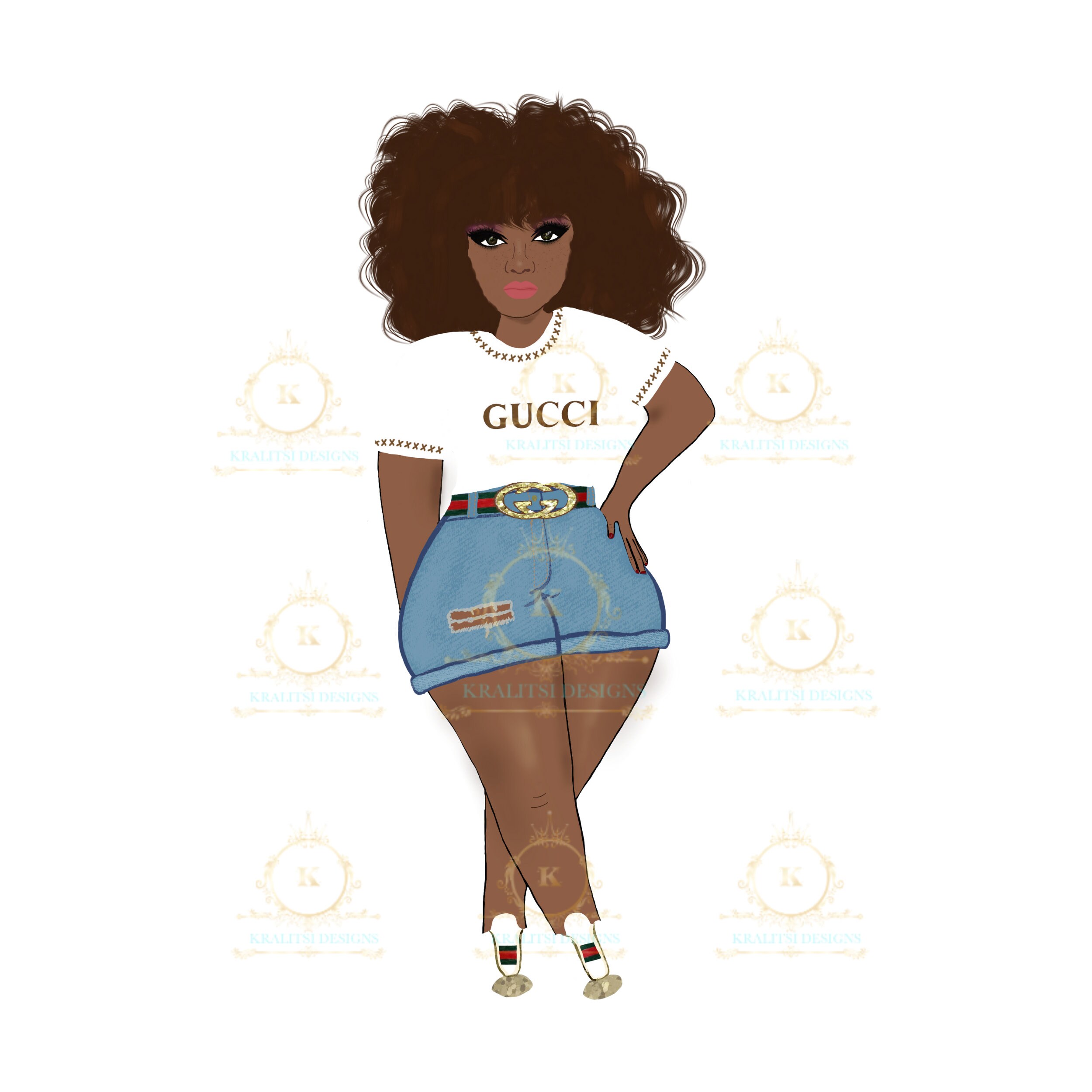 Thick female thighs
