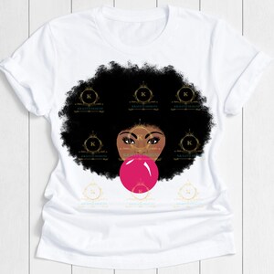 Afro cabello- Sublimación-Afro Mujer SVG- Mujer Negra - Afro Chica Png- Chica Negra Mágica Png- Melanin Png- Boss Mujer -Chica Bonita Png