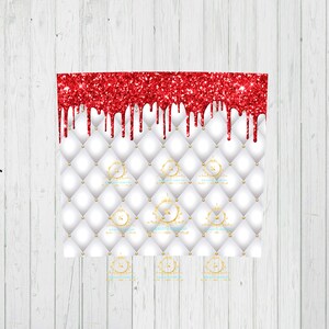20 oz Tapered  Skinny Tumbler Wrap-Drip Skinny Wrap- Drip Wrap- Sublimation Wrap- Red And White Tumbler Wrap-Sublimation Designs-