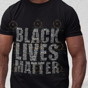 SVG- Black Lives Matter- Word Art