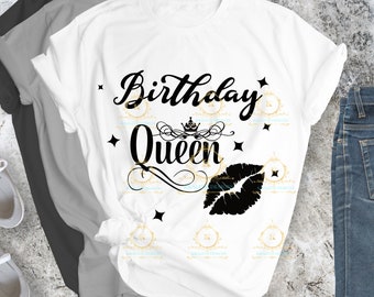 Happy Birthday Svg- Birthday Girl- Birthday Queen