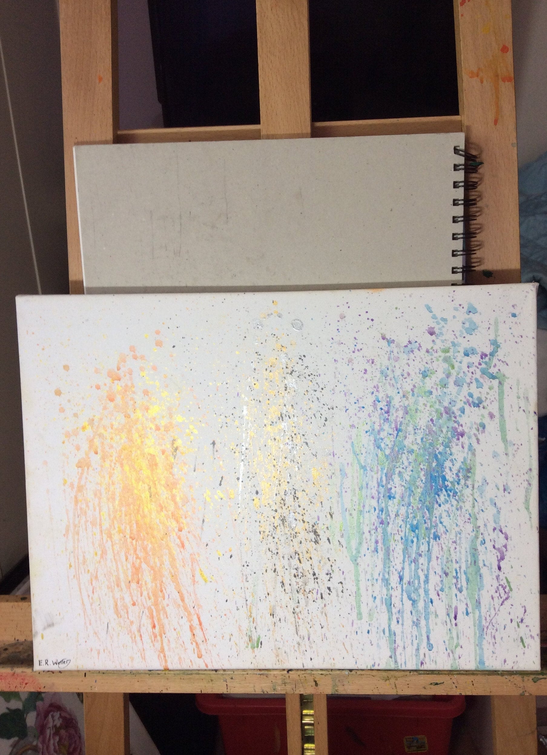 Metallic Acrylic Painting metallic Feelings Etsy