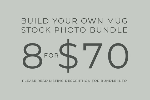 Build Your Own Bundle Stock Photo Set Mug Mockup Bundle Etsy