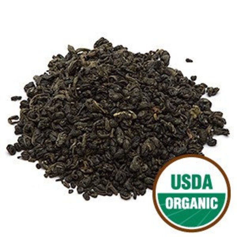 Gunpowder Green Tea Special Grade Organic 1/4 lb. Etsy