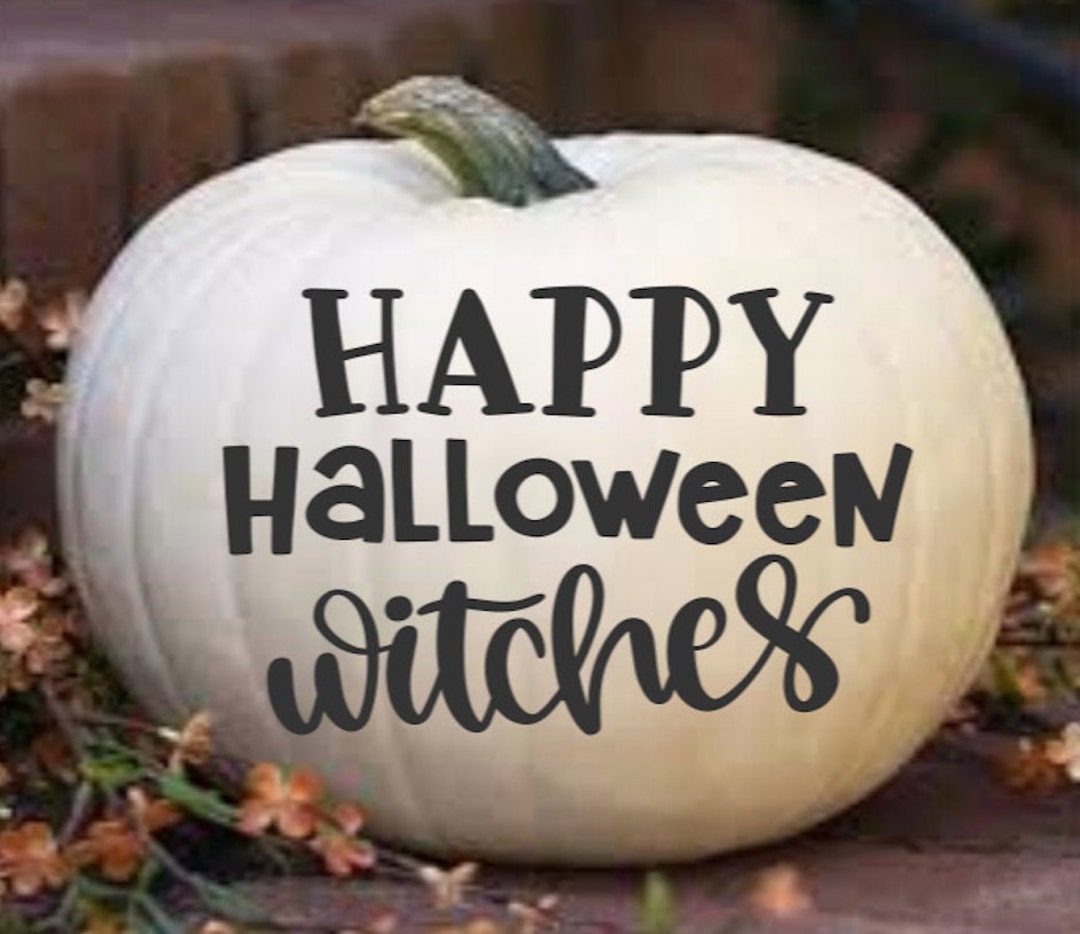 Vinyl Sticker for Pumpkins / Halloween Vinyl Decal / Pumpkin Etsy