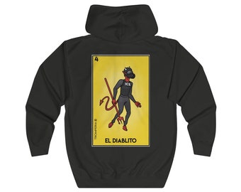 Unisex Full Zip Hoodie, Contemporary Art Print, Wearable Art