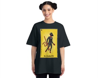 TROMPERIA Card 4 ICE El Diablito Hanes Beefy-T®  Short-Sleeve T-Shirt