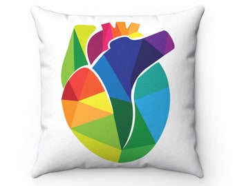 Spun Polyester Square Pillow From Netchuc Arts Studio