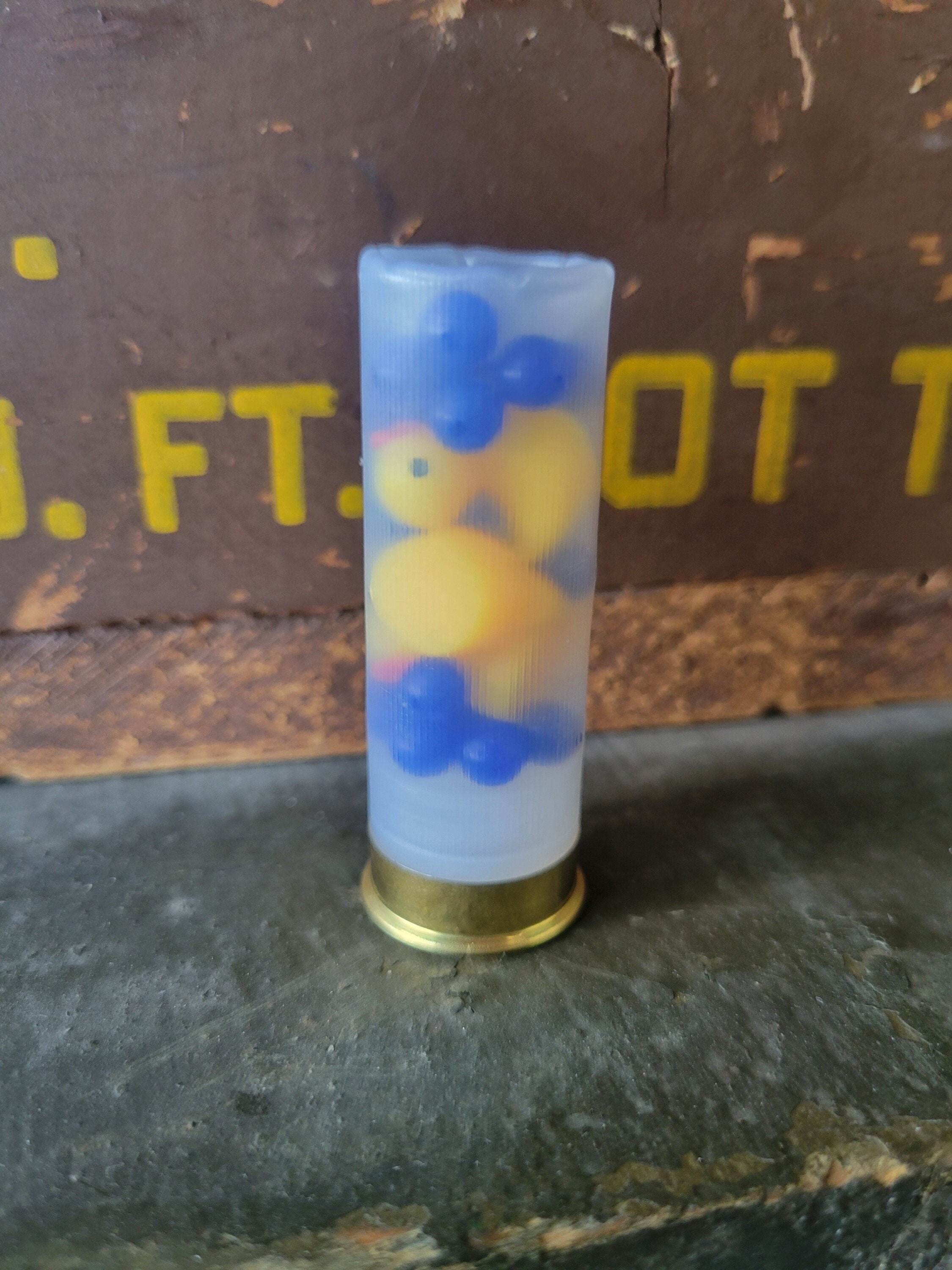 12ga duck Shot Mini Rubber Ducks Shotgun Shell Funny Gag Gift for Dad