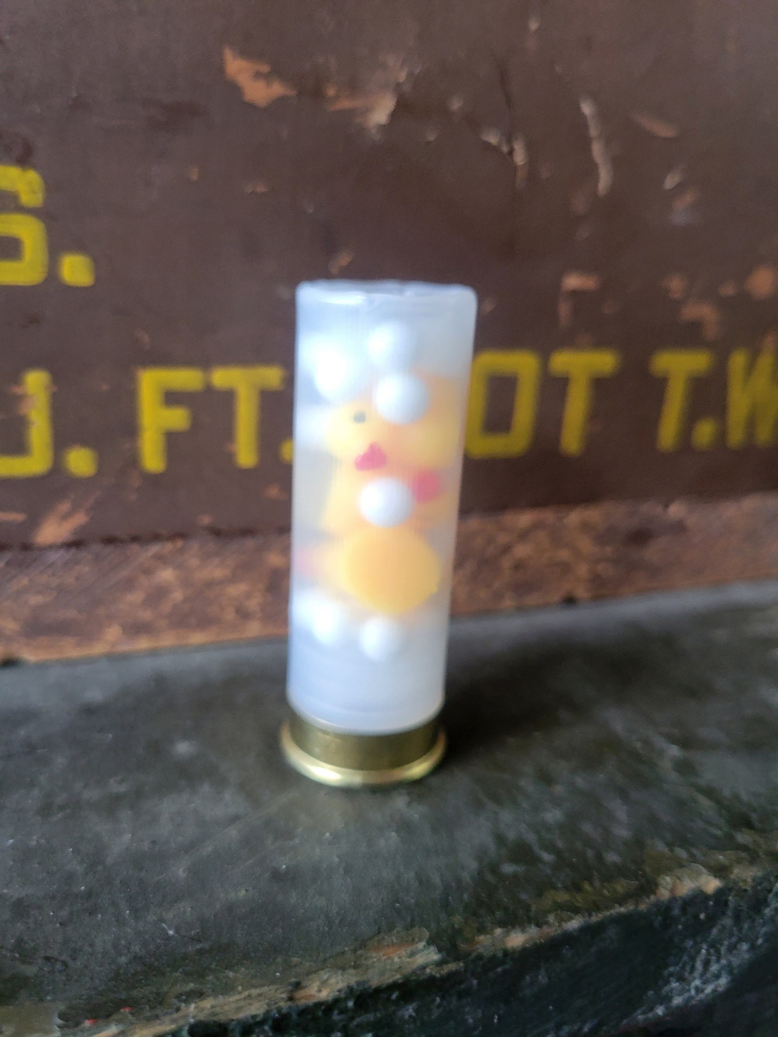 12ga duck Shot Mini Rubber Ducks Shotgun Shell Funny Gag Gift for Dad Fathers Day Hunter Camp