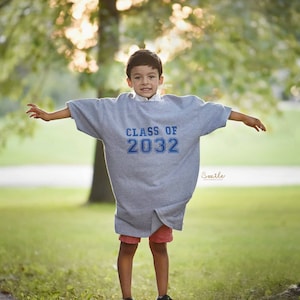 Class of 2036 2035 2034 Shirt -School memory shirt - Keepsake Shirt - First Day of School - Grow With Me **Add Child&#39;s name for FREE**
