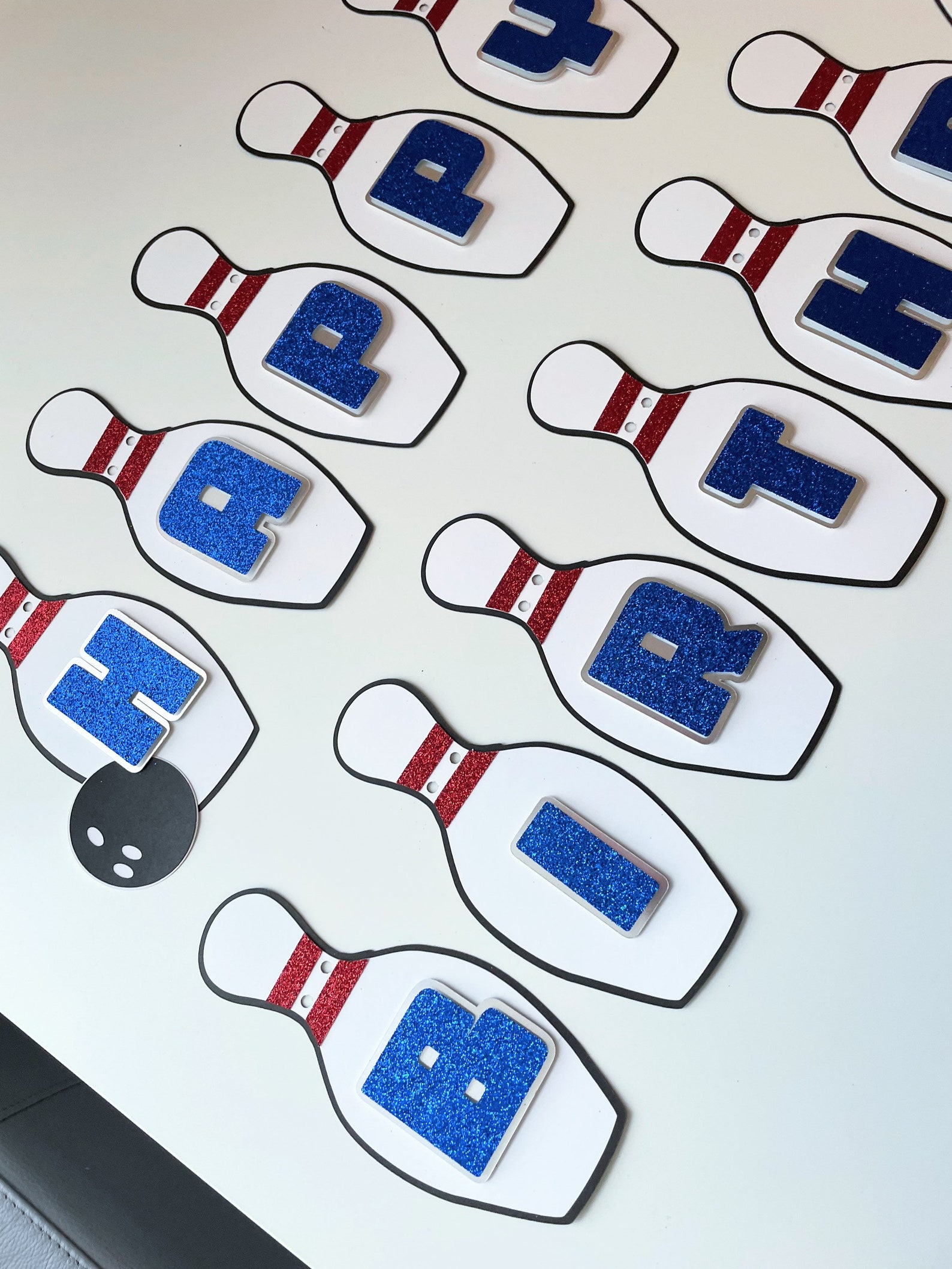 BOWLING Birthday Banner Bowling Themed Birthday Party Etsy