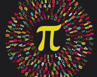 Pi Day PNG, Happy Pi Day SVG, Math svg , Math Lover png, Geeky Nerdy Digital Png, Spiral Pi digit Number PNG, Sublimation Designs Downloads