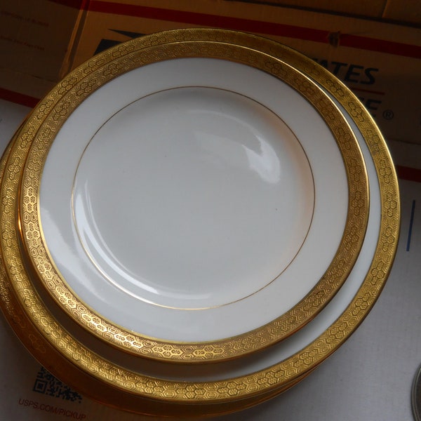 Gold Trim Plates Etsy