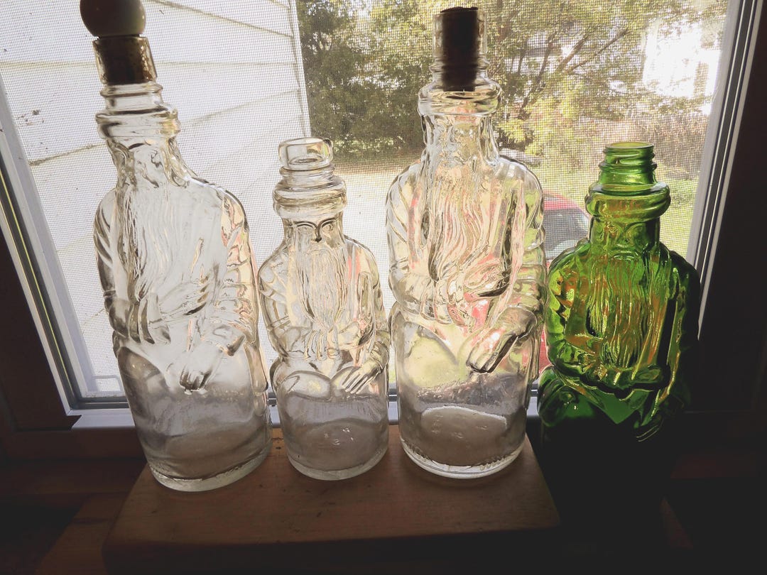 1930 to 1950 Poland Spring Water Bottle's 3 Clear 1 Green, Hiram Ricker ...