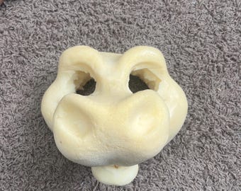 Carved foam base cow reindeer fursuit head base Wests custom creations
