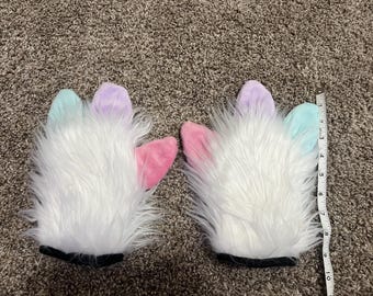 Fursuit multicolor hooves furry hand paws
