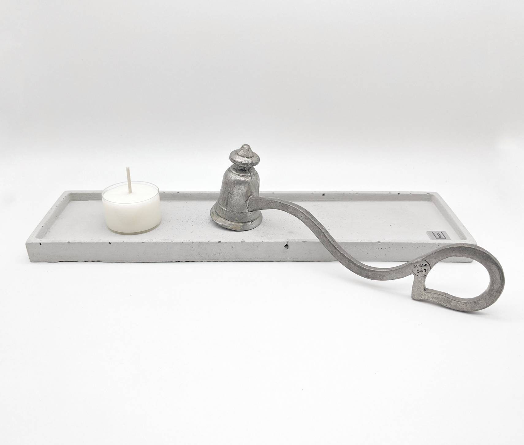 Grey Oblong Concrete Tray Candle Tray Large Coaster Etsy UK