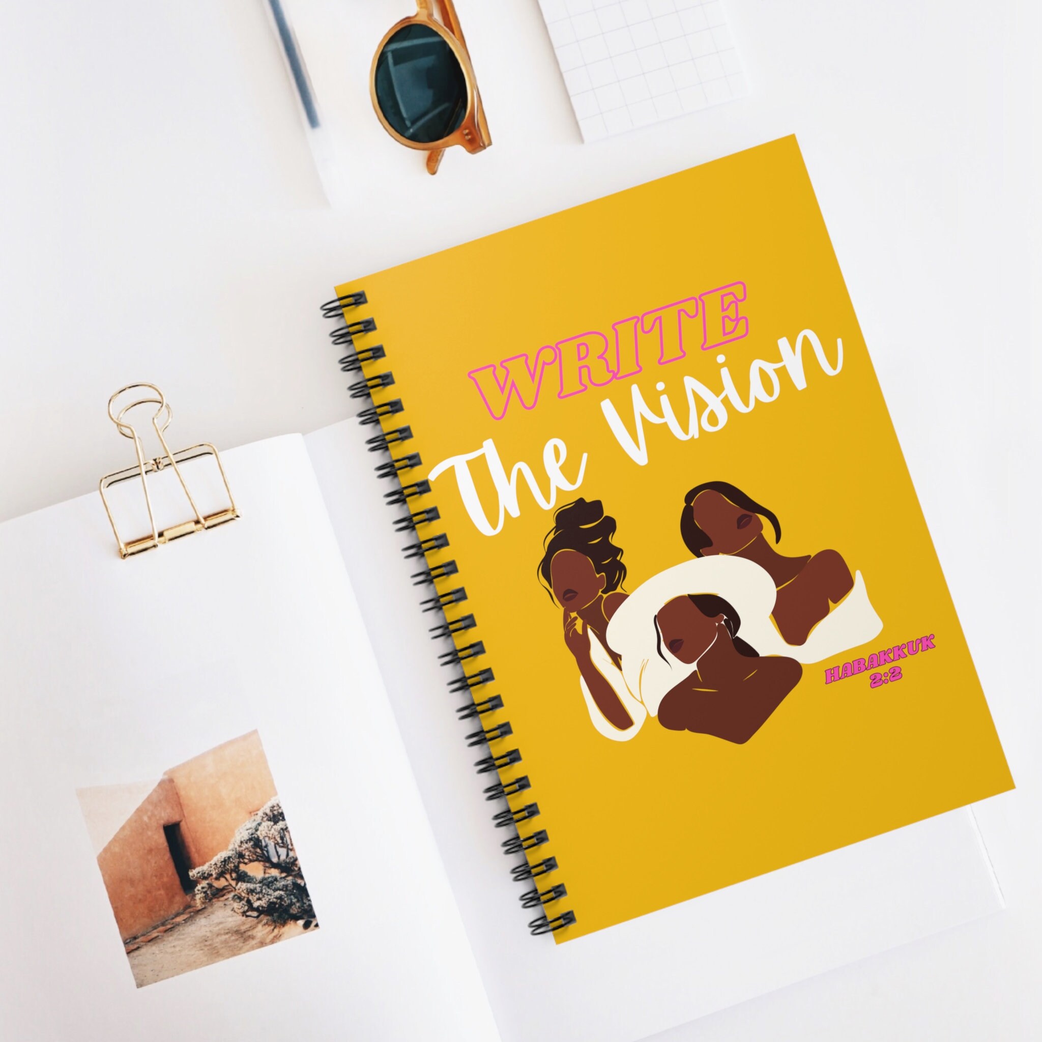 Write the vision make it plain journal christian lifestyle faithful