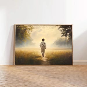 Joseph Smith walking to the Sacred Grove, Modern LDS Art, The First Vision Print, Come Follow Me, LDS Prints, Joseph Smith Art, LDS Wall Art