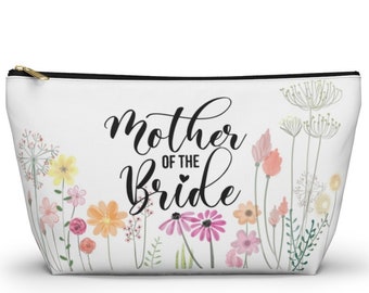 Mother of the Bride Cosmetic Bag, Mother of the Groom Makeup Bag, Wedding Cosmetic Bags Personalized Make up Bags, Custom Makeup Bags, Gifts