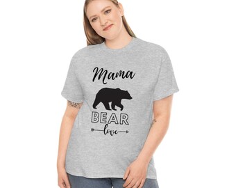 Mama Bear Shirt Gift for Mom, New Mommy Gift, New Mom Tshirt, Mama Bear Tee Design