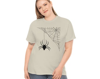 Spider Web Shirt Halloween Gifts Shirt, Cute Halloween Tee Shirt, Spooky Shirts, Scary Shirt