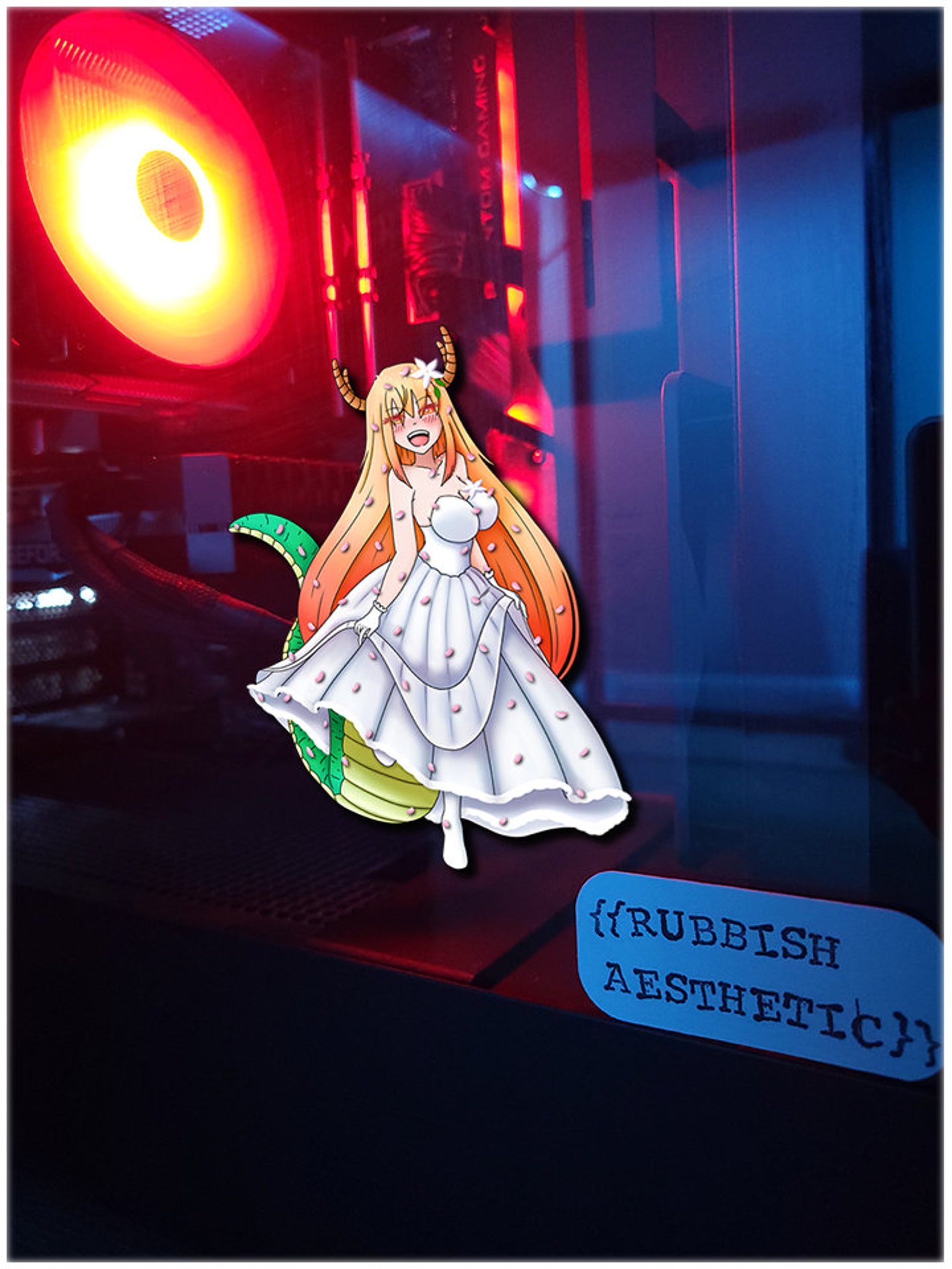 Tohru Wedding Sticker UV Gloss Vinyl Die Cut Anime Etsy