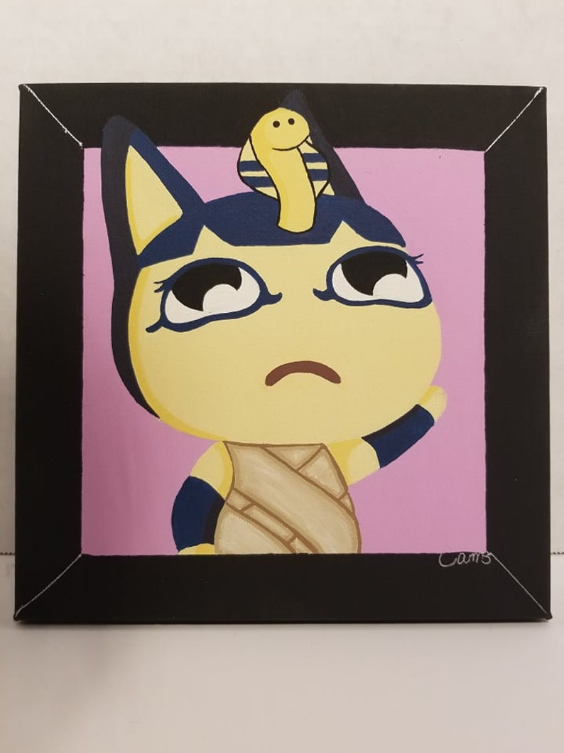 Ankha villager picture animal crossing new leaf game | Etsy