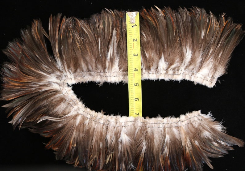 Crafts 33 12/'/' Strung Natural Color Red 4/'/'-6/'/' High Black and Badger Saddle Hackle Feathers Doll Hair 3 Strands Millinery Fly Tying