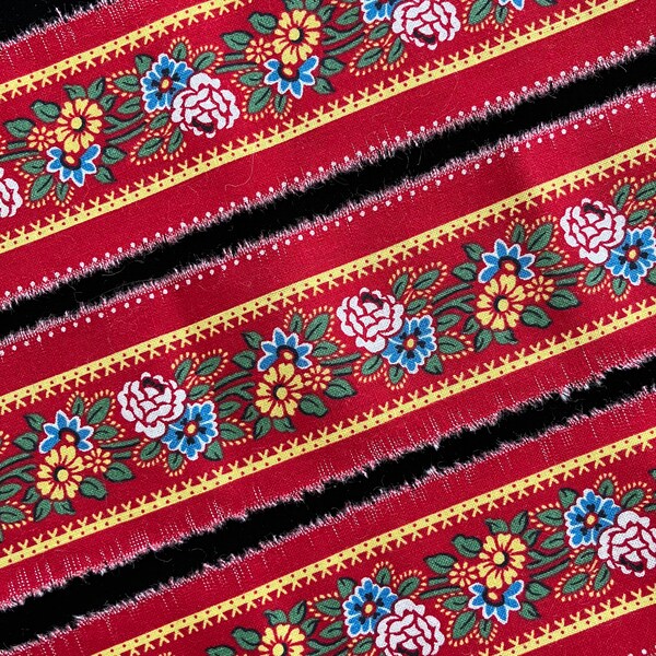 2 Yards Vera Bradley Retired Signature Boarder Trim Fabric, For making Purses, Straps, Quilting, Sewing Notions, Embroidery, Craft Supplies