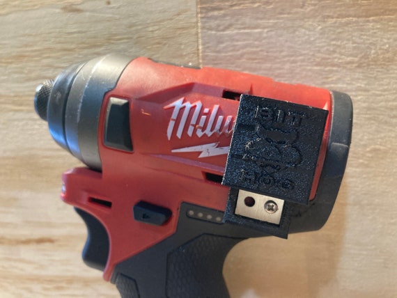 BitHog Milwaukee 2553-20 M12 Impact Driver/ Drill 3D Printed Flexible & Impact Resistant Magnetic Bits Holder BitHog Milwaukee 2553-20 M12 Impact Driver/ Drill 3D Printed Flexible & Impact Resistant Magnetic Bits Holder