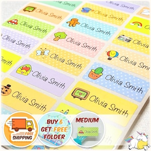 Waterproof Name, Stickers Daycare Labels, Personalized Name Labels, Custom Label