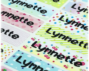 Personalized School Stickers and Labels - Waterproof Name Stickers for Daycare, Back to School, Custom Name Labels