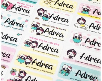 Pegatinas y etiquetas escolares personalizadas y regalo: pegatinas impermeables con nombre para guarderías, campamentos infantiles, regreso a clases, etiquetas con nombre personalizadas